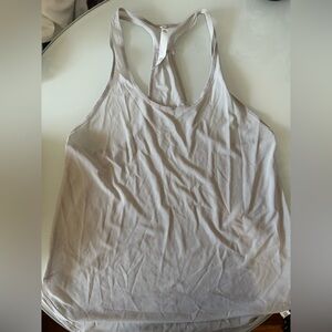 Lululemon Athletica Light Gray Tank Top